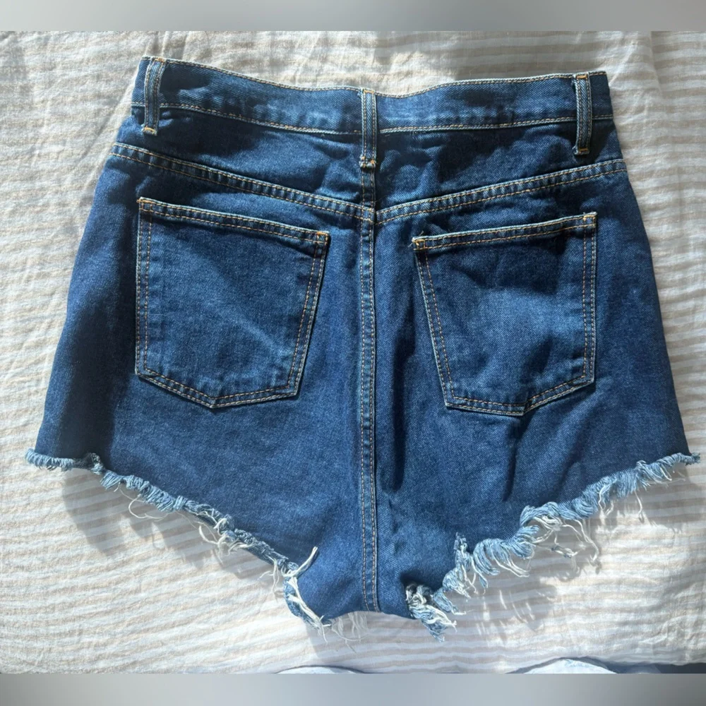 FARM Rio Multicolor Patchwork Jean Shorts - Picture 4 of 4